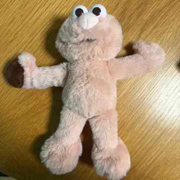 세서미 스트릿 엘모 봉제 인형 더스티 핑크