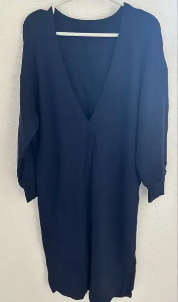 휴먼 여성 네이비 롱 베스트 네이비 컬러 가을/겨울