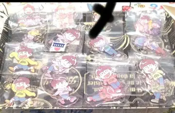 오소마츠 6쌍둥이 세리아 콜라보 아크릴 키링 아크릴 스탠드 묶음 판매