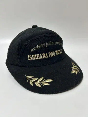 80'S ISHIHARA PRO WORLD 서부경찰 블랙 캡