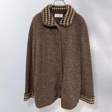 가디건 자켓 겉옷 무지 심플 멋짐 옷깃 소매 올 패턴 [ i458