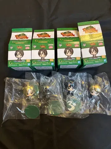 미세스 그린애플 피규어 4개 세트