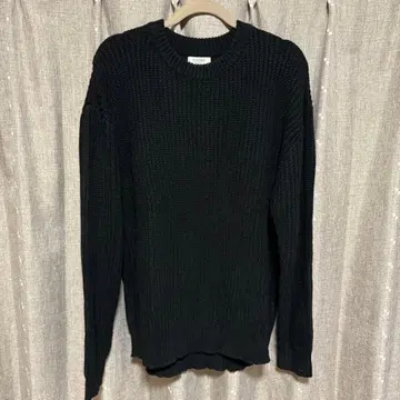 y111803 UNOMEE COLLECTION 니트 스웨터 블랙