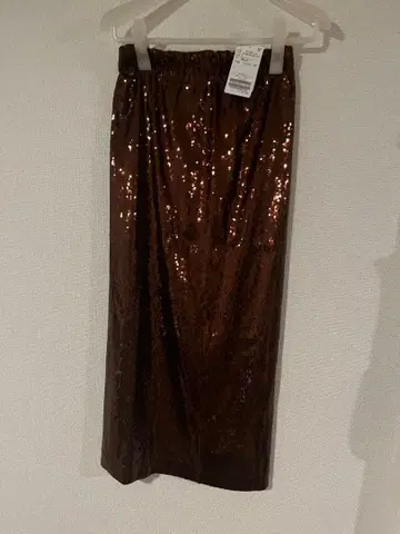 스팽글 타이트 스커트 L