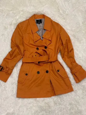 23구 트렌치코트 숏 여성용 38 벨트 세트