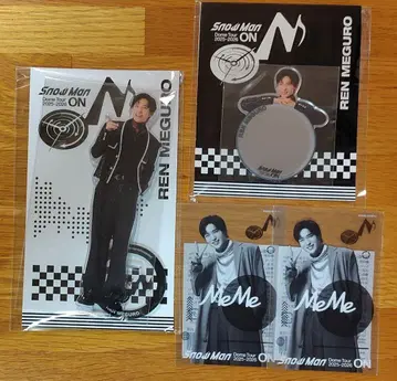 메구로 렌 Snow Man ON 아크릴 스탠드 스티커