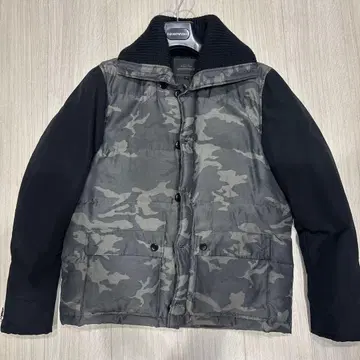 SLICK 카모 패턴 다운 자켓 사이즈 2