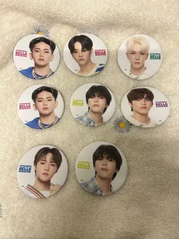 K-POP 아이돌 캔뱃지 8개 세트