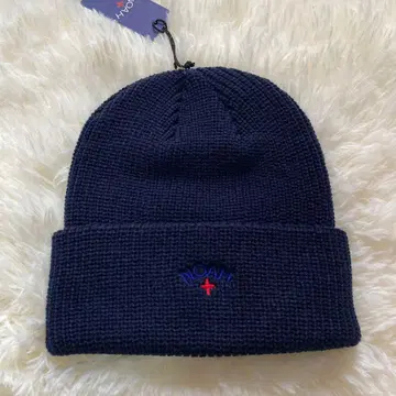 NOAH 네이비 니트 비니