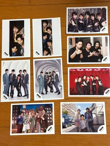 아라시 집합 사진 공식 사진 9장 세트