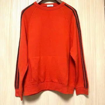 [ 브루넬로 쿠치넬리 캐시미어 니트 XS 주홍색 계열 ]