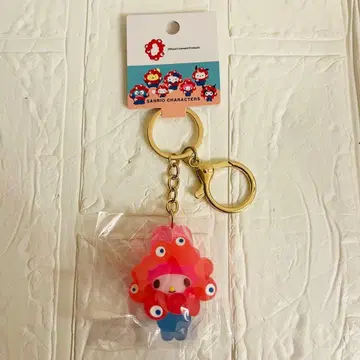 마이멜로디 산리오 미야쿠미야쿠 클리어 컬러 마스코트 키링