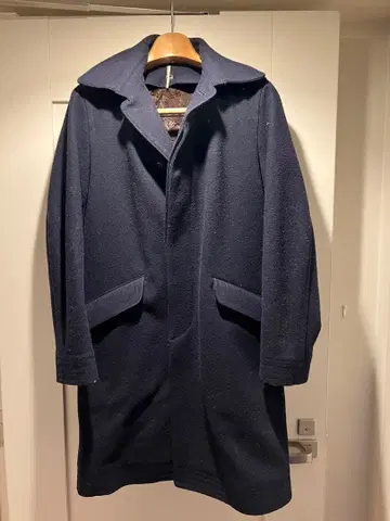 m's braque(엠즈 블랙) 네이비 스텐카라 코트 36