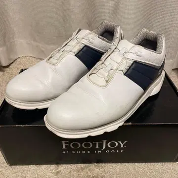 FootJoy 골프화 BOA 시스템 화이트/네이비