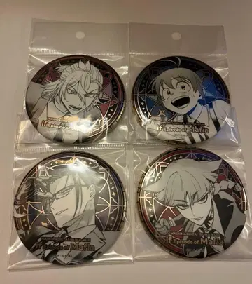 마피아 메탈릭 캔뱃지 4개 세트