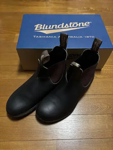 블런드스톤 500 사이드 고어 부츠 블랙 박스 포함 24.5cm