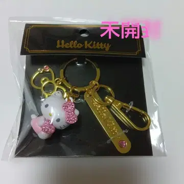 헬로키티 스톤 부착 입체 키링