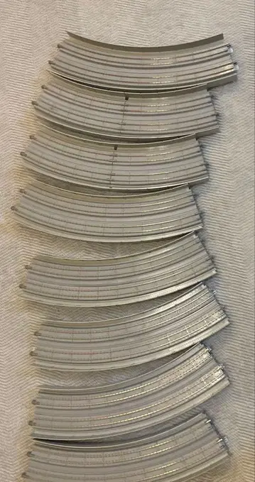 N게이지 고가 커브 레일