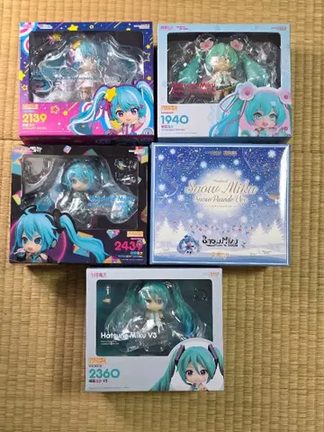 하츠네 미쿠 넨도로이드 묶음 판매 매지컬 미라이 유키 미쿠
