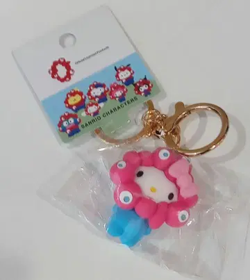 [ 키티 단품 ] 미야쿠미야쿠 산리오 파스텔 컬러 만박 키링