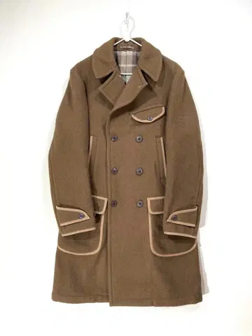 169 미사용 TRANS CONTINENTS 두꺼운 원단 코트 사이즈 L