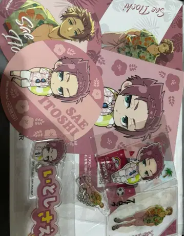 블루 록 콜라보 카페 이토시 사에 세트