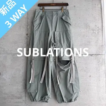 새상품 SUBLATIONS 숏팬츠 택티컬 팬츠 카고 팬츠