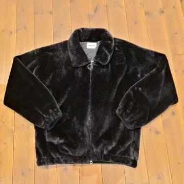 moneytime 인조 모피 자켓