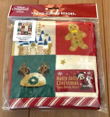 도쿄 디즈니 리조트 크리스마스 워시 타월 2025