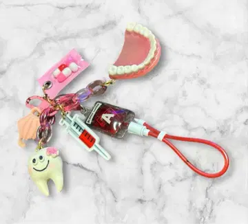치과 모티브 아크릴 키링