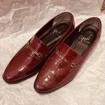 수입 apres 크로커다일풍 로퍼