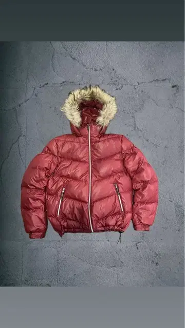 90s CONVERSE 컨버스 다운 자켓 빨간색 archive y2k