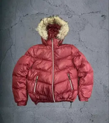 90s CONVERSE 컨버스 다운 자켓 빨간색 archive y2k