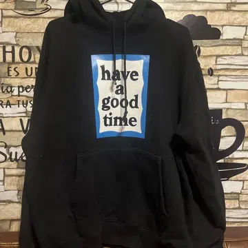 have a good time 블랙 후드티 XL