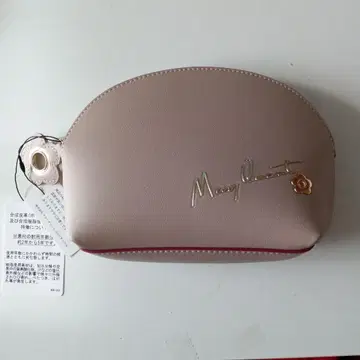 Mary Quant 필립 사이드 디지 파우치 베이지 미사용 새상품