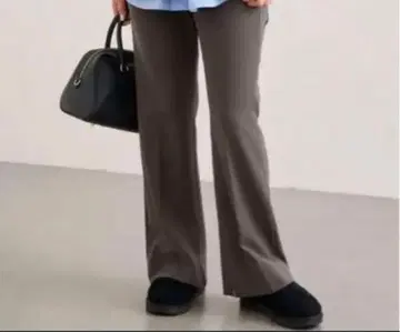 더블 크로스 슬릿 팬츠 프레임워크 그레이 34