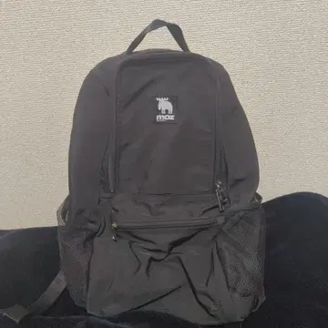 MOZ 모즈 블랙 백팩 대용량