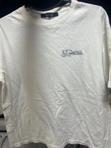 IDEASWAM 자수 로고 T셔츠