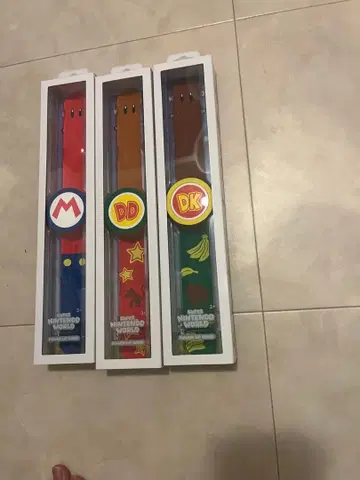 파워업 밴드 3개 세트 마리오 DD DK