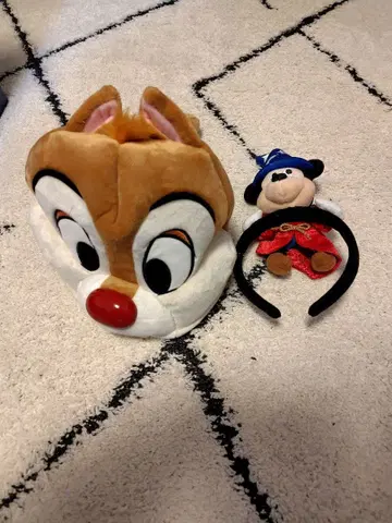 칩과 마법사 미키의 머리띠 세트