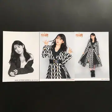 2210 모닝구무스메. 미치시게 사유미 브로마이드 3장 세트