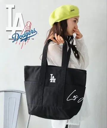LA 다저스 블랙 토트백