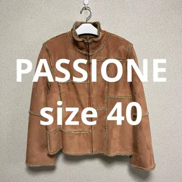 PASSIONE 페이크 무스탕 블루종