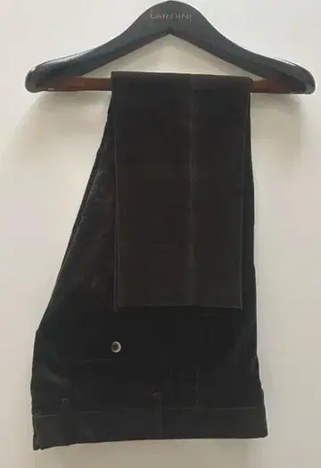 다크 그린 코듀로이 슬랙스