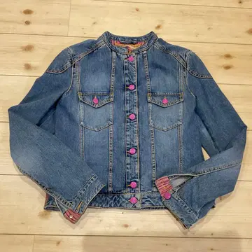 ETRO 데님 자켓 버튼 스트라이프