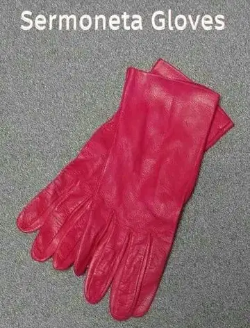 Sermoneta gloves 본 가죽 장갑 여성용 M~L