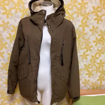 브라운 마운틴 후드티 플리스 안감