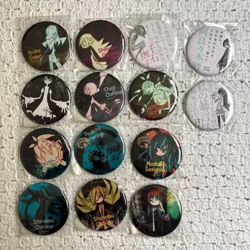 모노가타리 시리즈 우에다 하지메 캔뱃지 묶음 판매