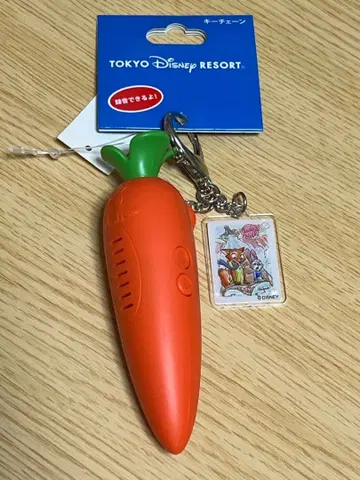 디즈니랜드 주토피아 키체인 당근펜 녹음기 주디