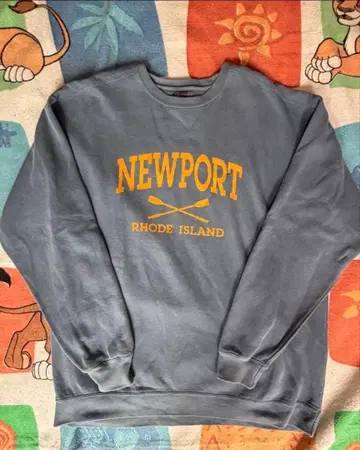 XL 칼리지 로고 newport 빈티지 맨투맨 빈스에